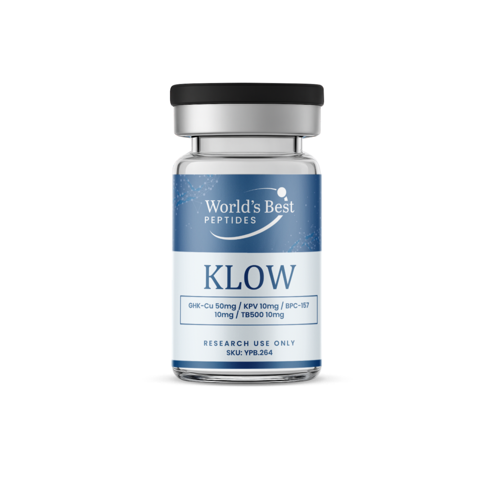KLOW - GHK-Cu (50mg) / KPV (10mg) / BPC-157 (10mg) / TB500 (10mg)
