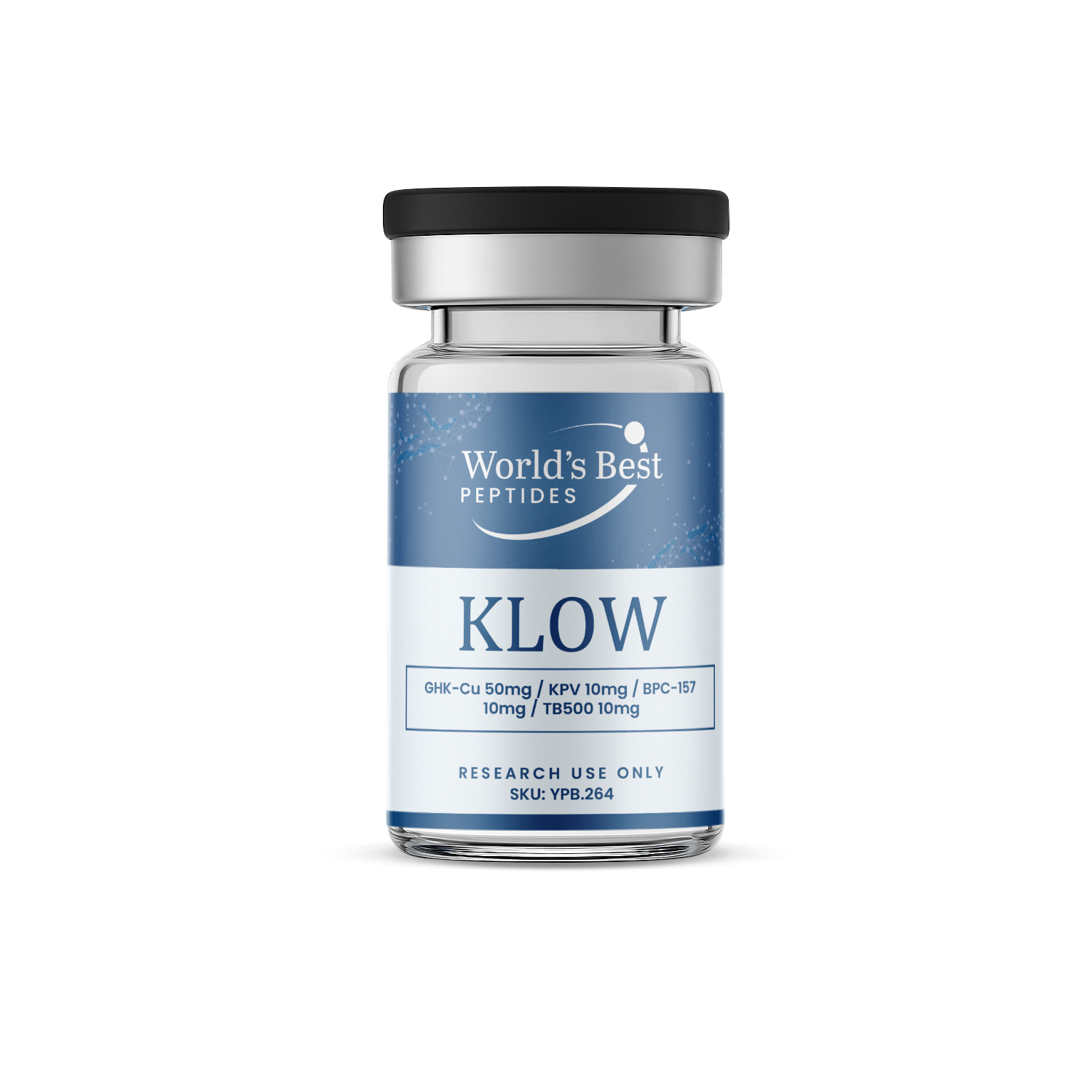 KLOW - GHK-Cu (50mg) / KPV (10mg) / BPC-157 (10mg) / TB500 (10mg)
